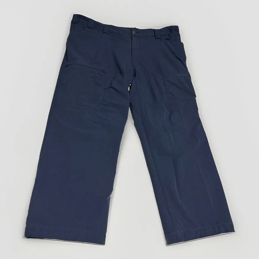 Duluth Trading Flexpedition Relaxed Fit Cargo Pants Mens 40x30 Navy